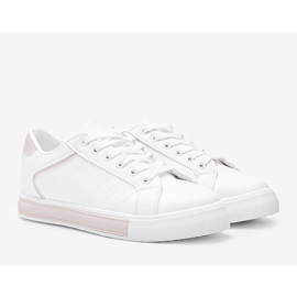 Bijele i bež tenisice s uzorkom na gornjoj strani Turandont bijela 1