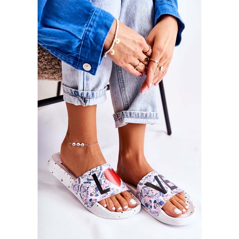 Ženske papuče Big Star Love White DD274A256 bijela 1