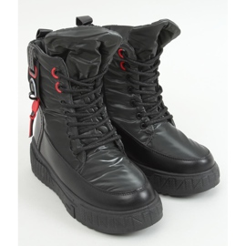 Crne ženske čizme za snijeg NB509P Black crna 1