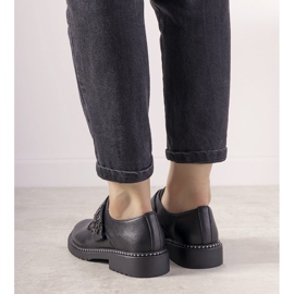 Klizne srebrne cipele s GF-FD9 vijcima crno 2