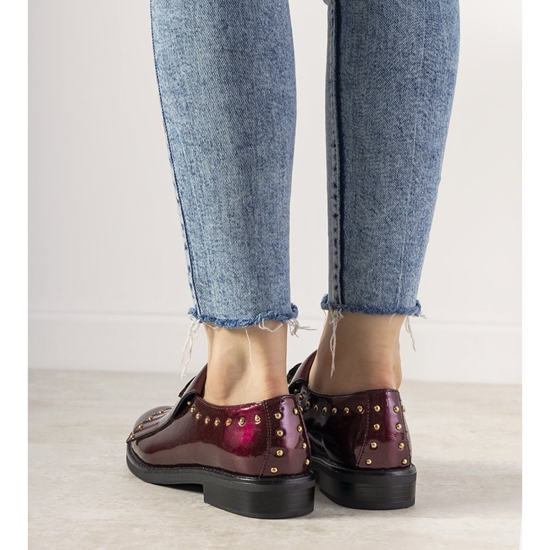 Maroon slip on GF-FD9 klinovi crvena 2