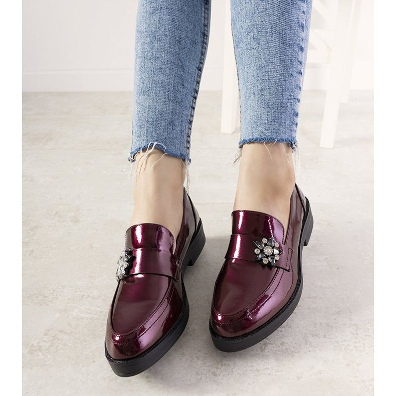 Maroon slip on GF-FD9 klinovi crvena 1