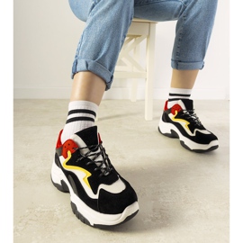 PA1 Crne tenisice na visokom potplatu Monica crno 1