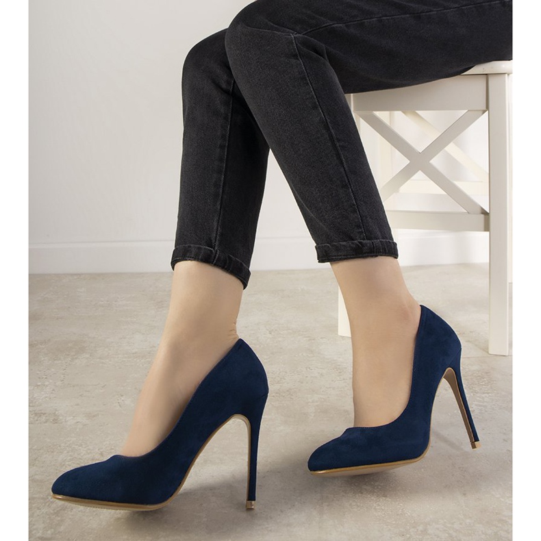 Tamnoplave pumpe na Dermeno peti plava 1