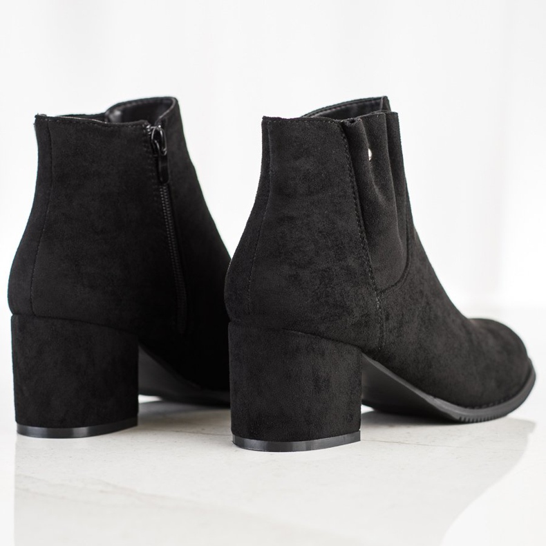 J. Star Ležerne čizme od antilopa crno 1