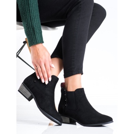 J. Star Crne čizme na niskim postovima crna 1