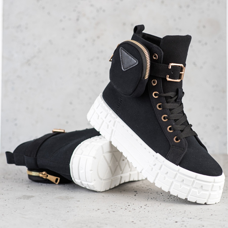 Goodin Tenisice na džepu s džepom crna 1