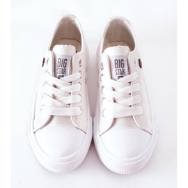 Dječje kožne tenisice Big Star FF374300 Bijele bijela 1
