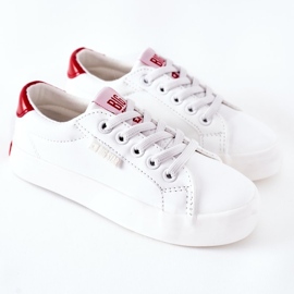 Dječje kožne tenisice Big Star DD374134 Bijele bijela 2