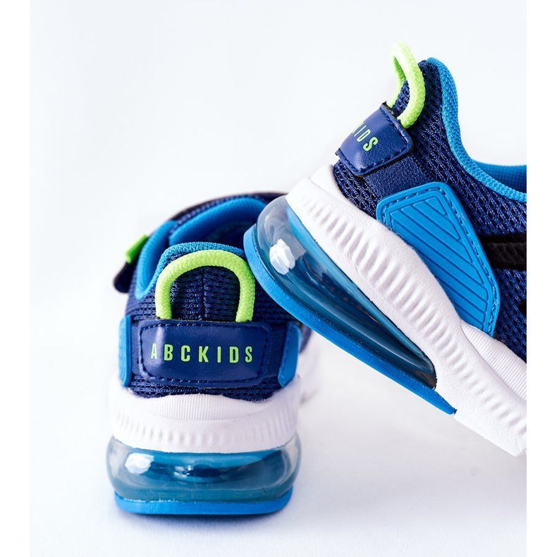 ABCKIDS Dječje sportske cipele s čičak-ABCKIDIMA Plavo-crne crna plava 2