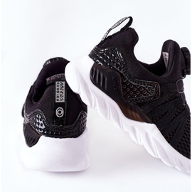 Dječje sportske cipele s gumbom ABCKIDS, crne crno 1