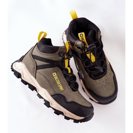 Dječje cipele za planinarenje Big Star GG374047 Khaki zelena 1