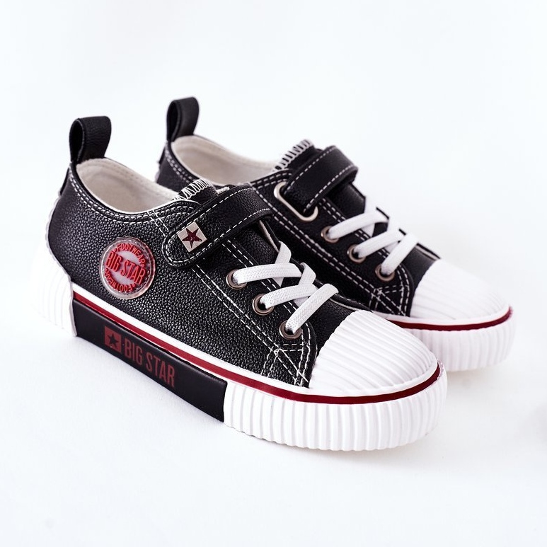 Dječje kožne tenisice Big Star II374042 Crne crno 2