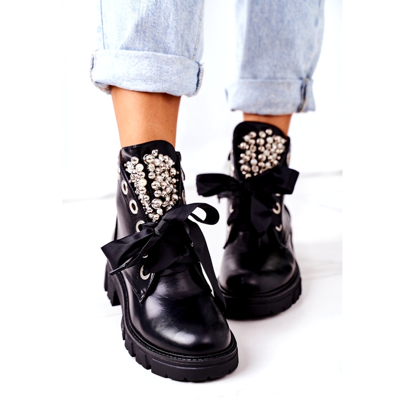 PS1 Topli radnici s metalnim biserima Crna Perla 4