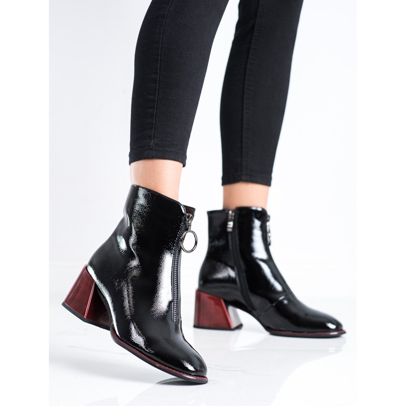 Filippo Elegantne čizme s patentnim zatvaračem crna 2