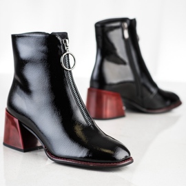 Filippo Elegantne čizme s patentnim zatvaračem crna 1
