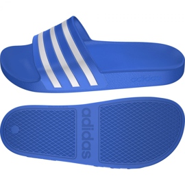 Adidas papuče Adilette Aqua F35541 bijela plava 7