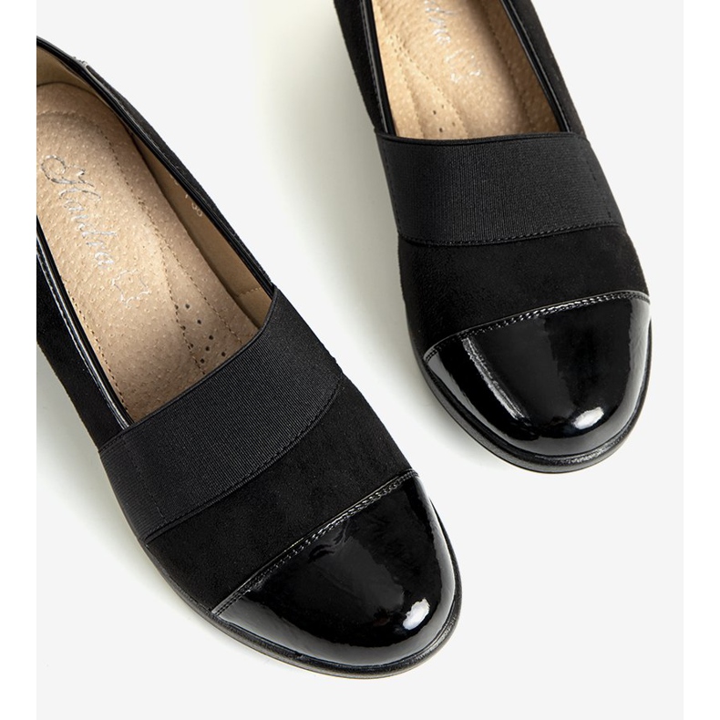 Crne cipele na klin Bellissima crno 1