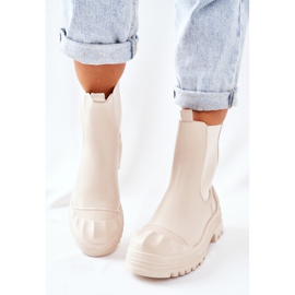 Tople čizme Bež čizme Jodhpur Time Off 2