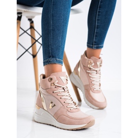 VINCEZA visoke tenisice ružičasta 2