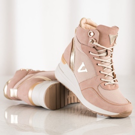 VINCEZA visoke tenisice ružičasta 1