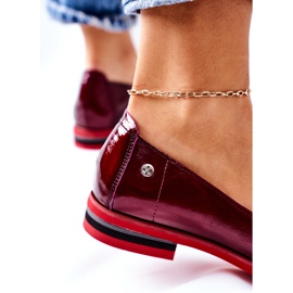 Lakirane kožne cipele Maciejka 05035-23 Burgundija crvena 1