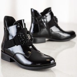 S. BARSKI Elegantne čizme S.BARSKI crna 1