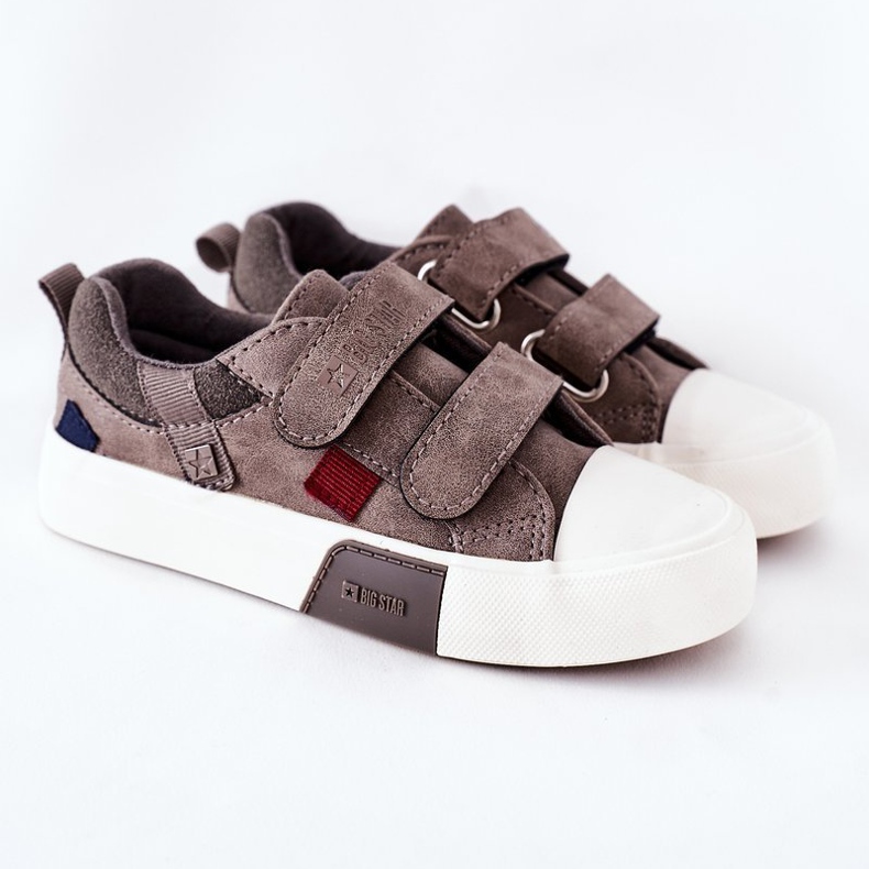 Dječje tenisice s čičak trakom Big Star II374018 Siva 2
