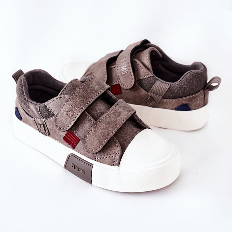 Dječje tenisice s čičak trakom Big Star II374018 Siva 1