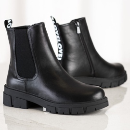 S. BARSKI S.BARSKI Čizme na platformi crna 1