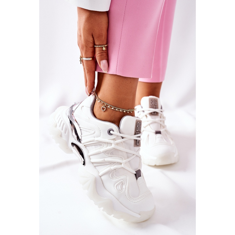 Ženske sportske cipele Memory Foam Big Star II274088 Bijele bijela 2