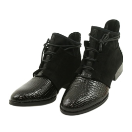 Ženske čizme kožne Filippo crne DBT3034 / 21 BK crna 2