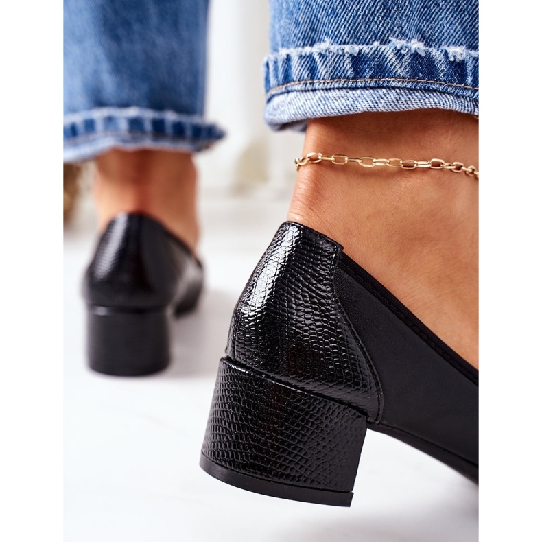 S.Barski Kožne pumpe S. Barski 20-L1 Crna 1