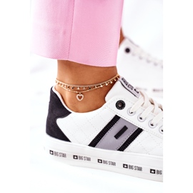 Kožne tenisice na bijeloj platformi Big Star II274071 bijela 1