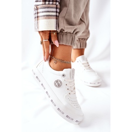 Kožne tenisice na platformi Big Star II274075 bijele bijela 2