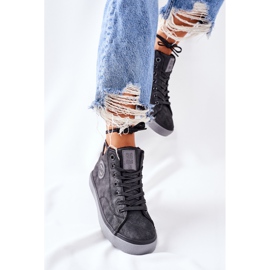 Kožne izolirane tenisice Big Star II274148 Crne crna 2