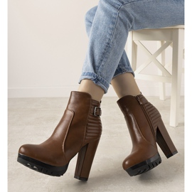 Camel čizme na visokom Mango stupu smeđa 1