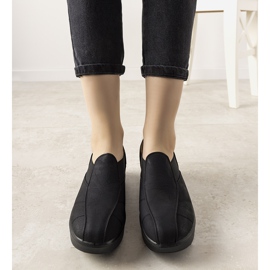 Crne cipele na visokom potplatu crna 1