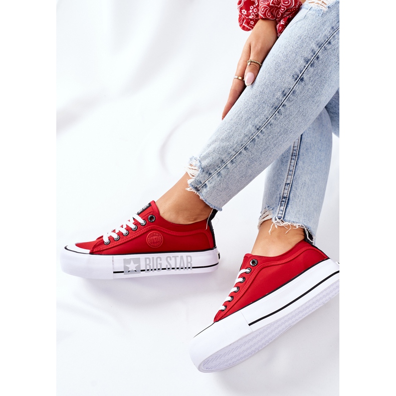 Tenisice na platformi Big Star II274025 Red crvena 1