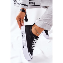 Tenisice na crnoj platformi Big Star II274019 crna 1