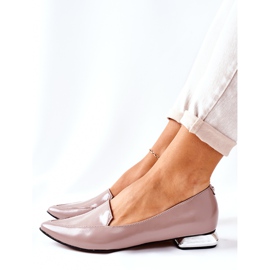 Mokasine na srebrnoj peti Laura Messi 2013 Cappuccino višebojan 1