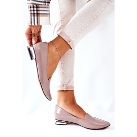 Mokasine na srebrnoj peti Laura Messi 2013 Cappuccino višebojan 2