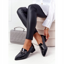 S.Barski Elegantne mokasine S. Barski Premium lakirana crna 5