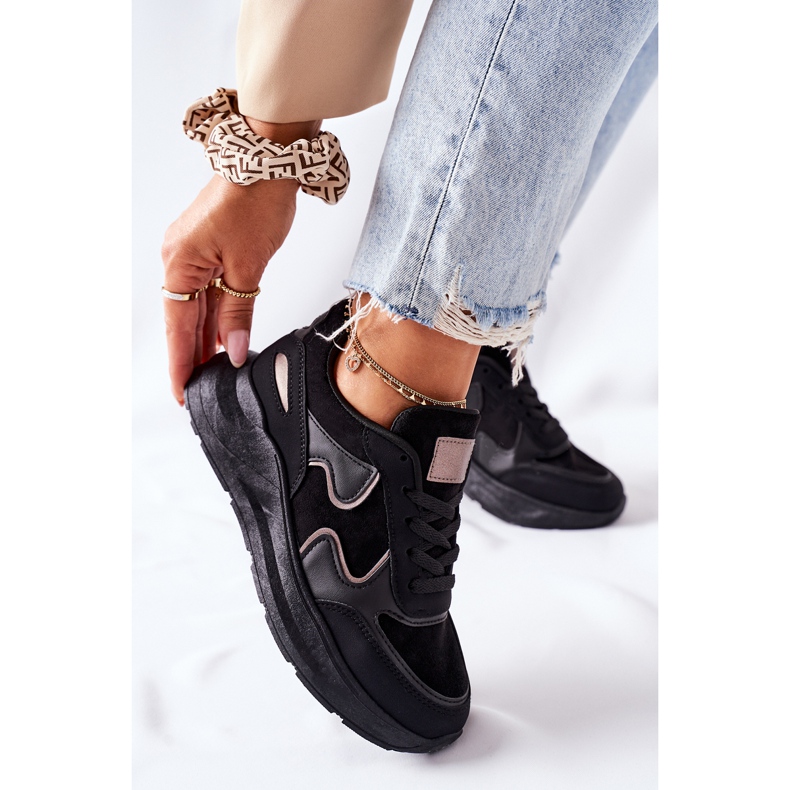 PE1 Ženske sportske cipele Tenisice Black Bethell crno 2