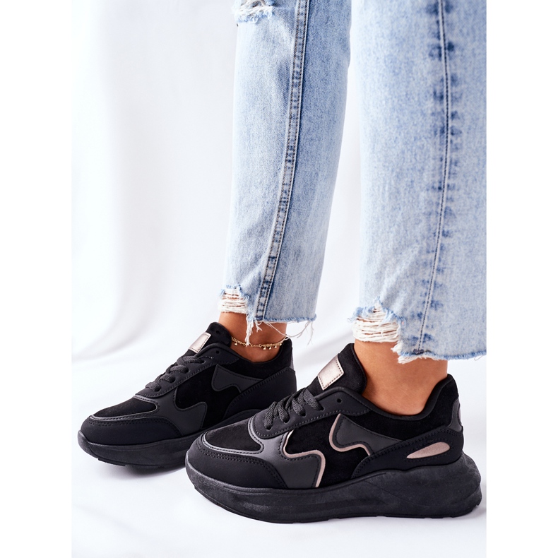 PE1 Ženske sportske cipele Tenisice Black Bethell crna 1