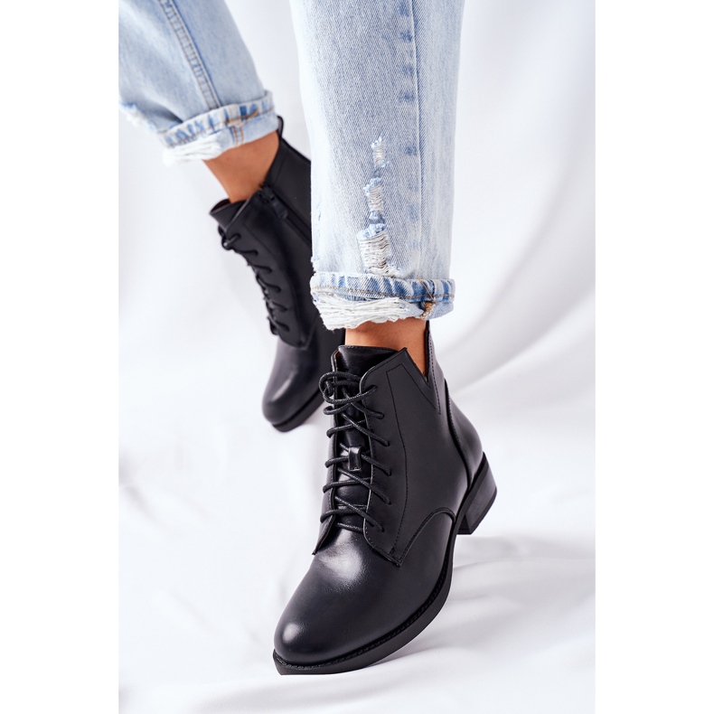 S.Barski Klasične ženske čizme Jodhpur S. Barski Bello crno 2