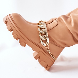 PB1 Visoke čizme Camel Cecina smeđa 1