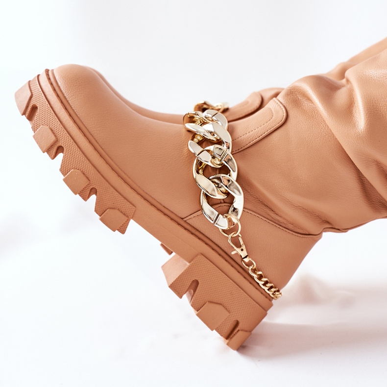 PB1 Visoke čizme Camel Cecina smeđa 1