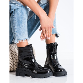 Lakirane S. Barski torbe na patent zatvarač crna 1