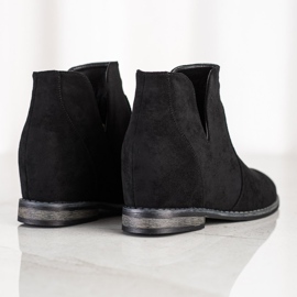 S. BARSKI Kaubojske čizme na Koturnie S.BARSKI crna 1